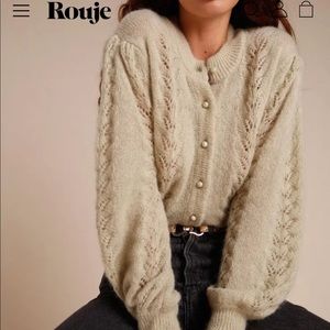 Rouje Maddy Cardigan in Cream